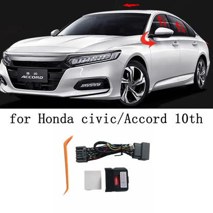 For Honda Civic CRV Accord 2016 2017 2018 2019 2020 Automatic Window Lifte Closer Open + Speed Lock + Side Mirror Folding Unfold