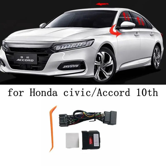 For Honda Civic CRV Accord 2016 2017 2018 2019 2020 Automatic Window Lifte Closer Open + Speed Lock + Side Mirror Folding Unfold