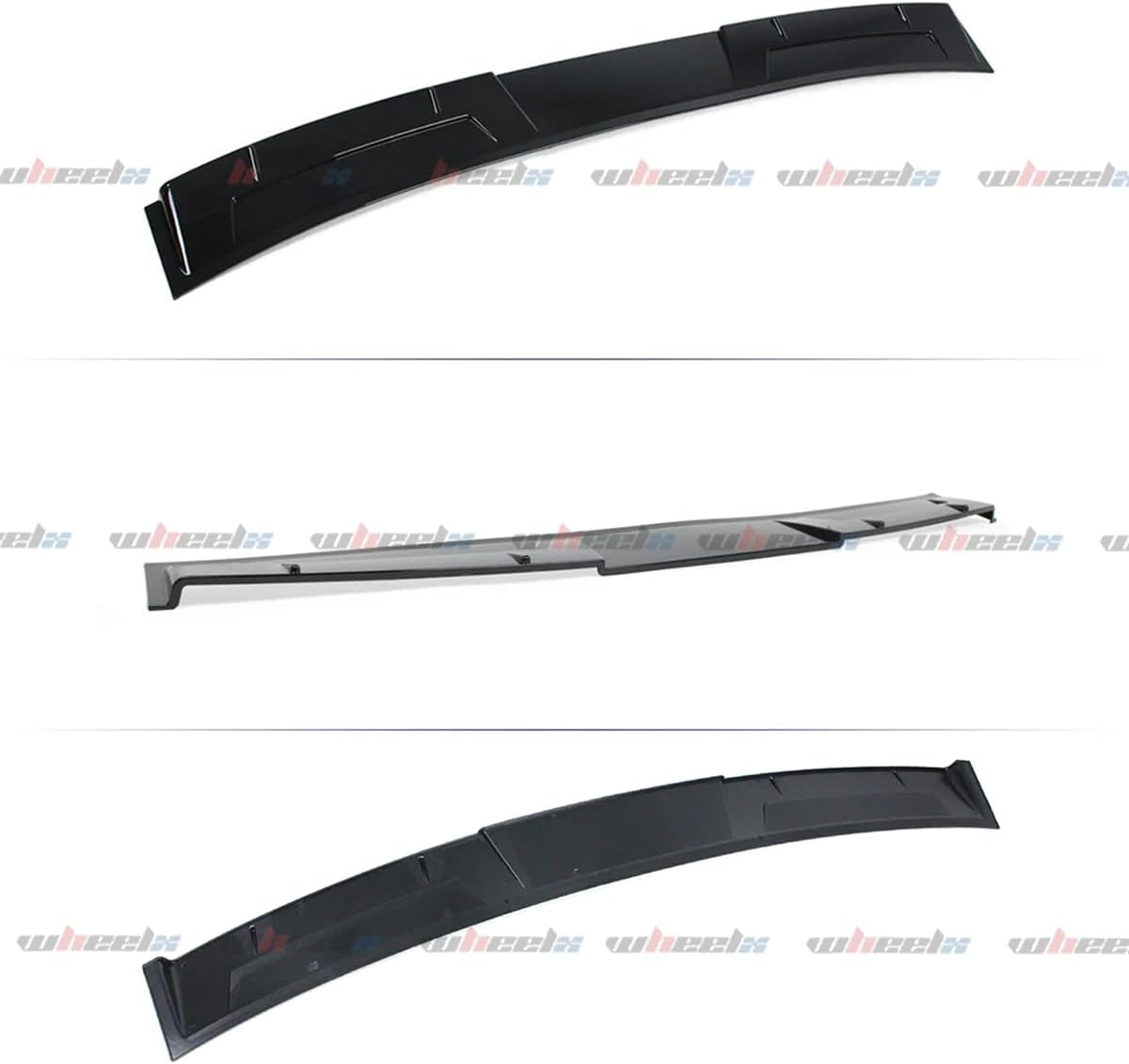 2Pcs Roof Top Spoiler & Rear Spoiler Compatible with 2018-2022 Honda Accord, V Style JDM Duckbill Fits for 4 Door Sedan, Trunk Exterior High Kick Tail Deck Lid Wing Lip (Glossy Black)