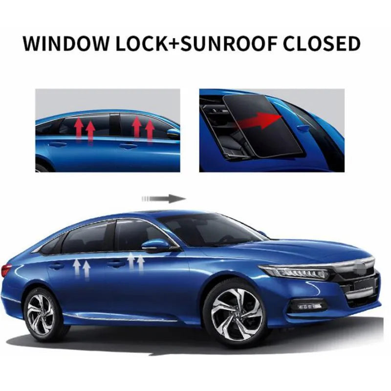 For Honda Civic CRV Accord 2016 2017 2018 2019 2020 Automatic Window Lifte Closer Open + Speed Lock + Side Mirror Folding Unfold