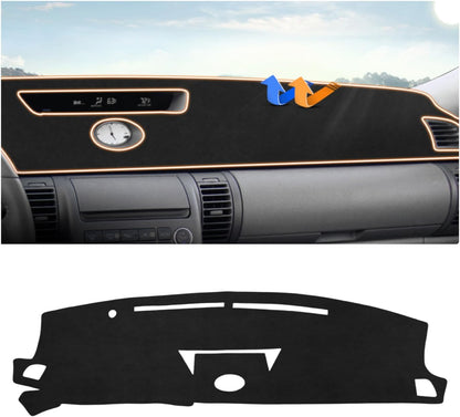 Dashboard Cover Mat for Infiniti G35 with Clock outside Accessories Dash Cover Upgrade Flannel Dash Mat Sunshade Glare UV Rays Protector