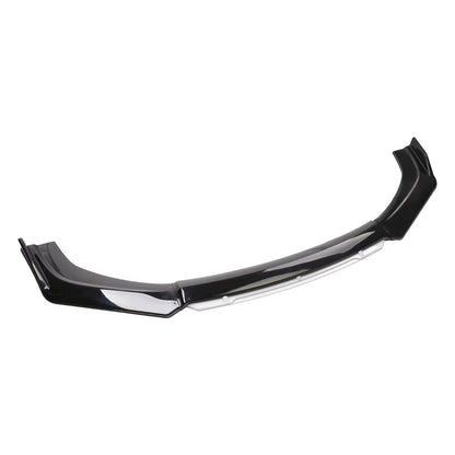 3 Pieces Universal Car Front Bumper Lip Kit Easy to Install Car Front Bumper Lip Spoiler Splitter Diffuser Automotive Splitter