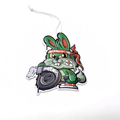 New JDM Car Air Freshener Sexy Tire Girl Hanging Pendant Rearview Mirror Perfume Turbo Brake Disc Shock Absorber Fragrance Anime