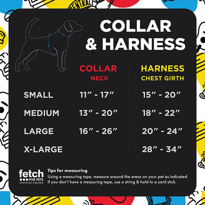 Friends Merch: Iconic TV Show Dog Collar, Black with D-Ring for Medium Dogs